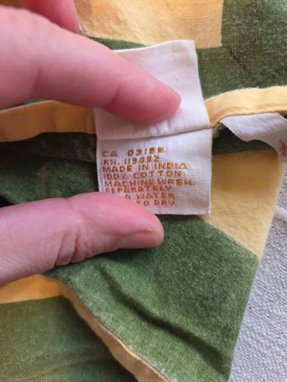 April Cornell breakfast cloth approximately 53